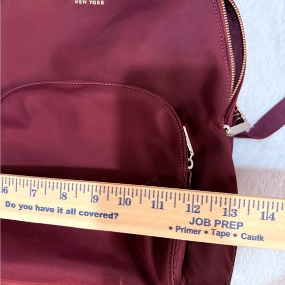 kate spade Burgundy Nylon Backpack with Gold Hardware - Picture 9 of 9